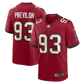 mens nike willington previlon red tampa bay buccaneers game